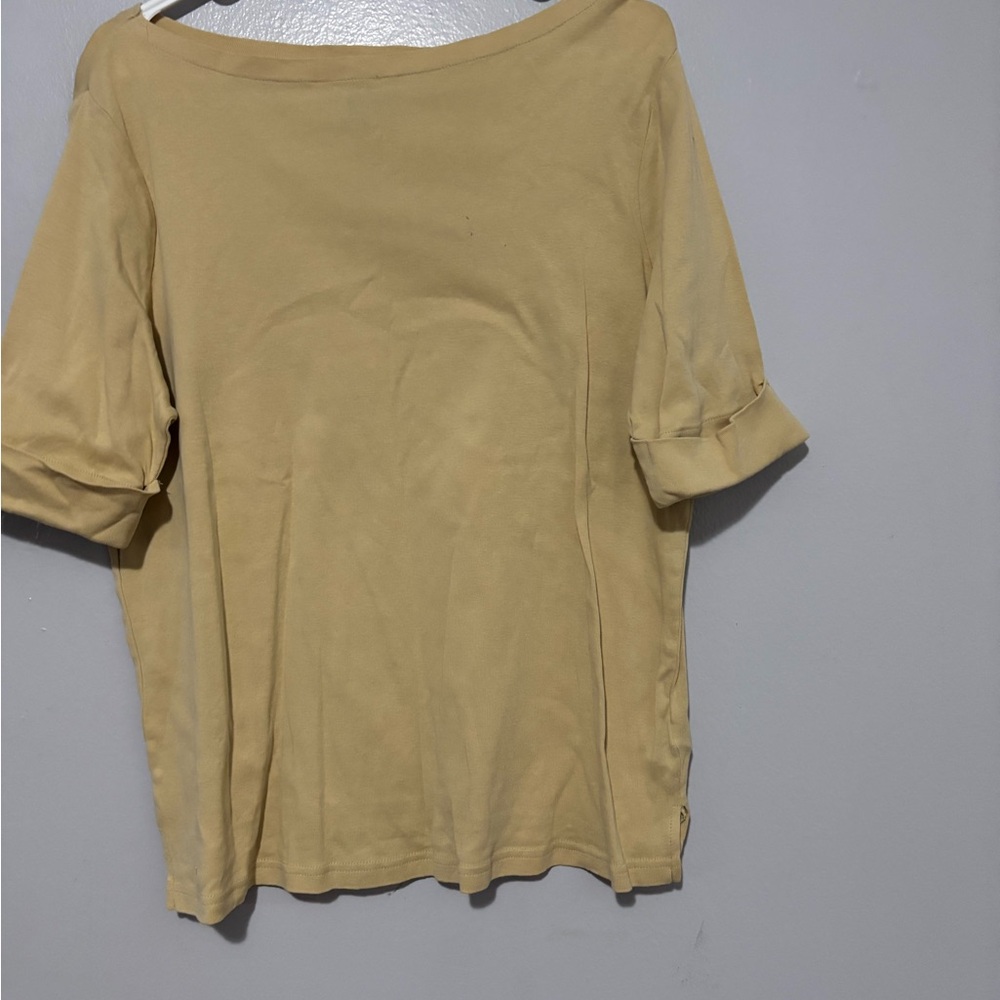 Casual Beige Women's Top